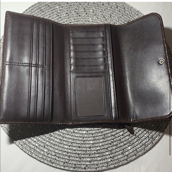 COACH Ashley Signature Large Checkbook Wallet - Picture 2 of 6